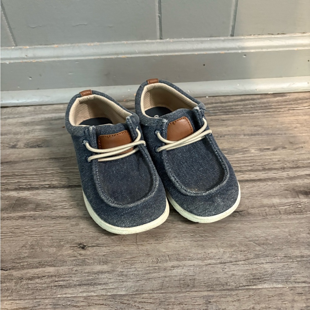 Kids Denim Blue Casual Shoes